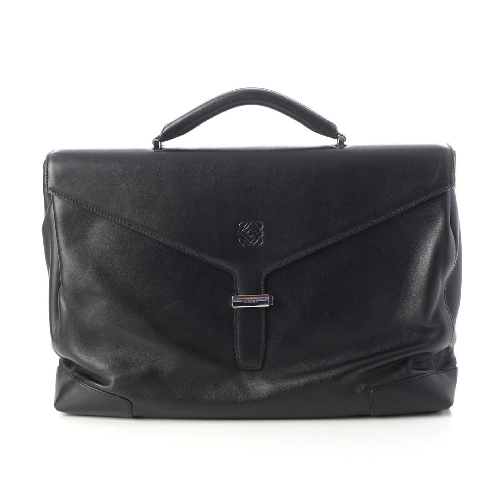 Loewe Anagram Briefcase Black